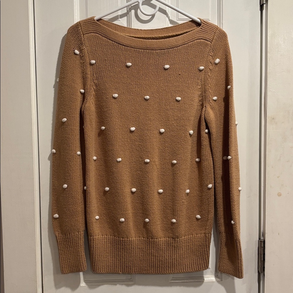 LOFT Camel Knit Sweater